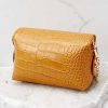 Accessories German Fuentes Crossbody Bags | The Little Details Leather Bag Honey Yellow