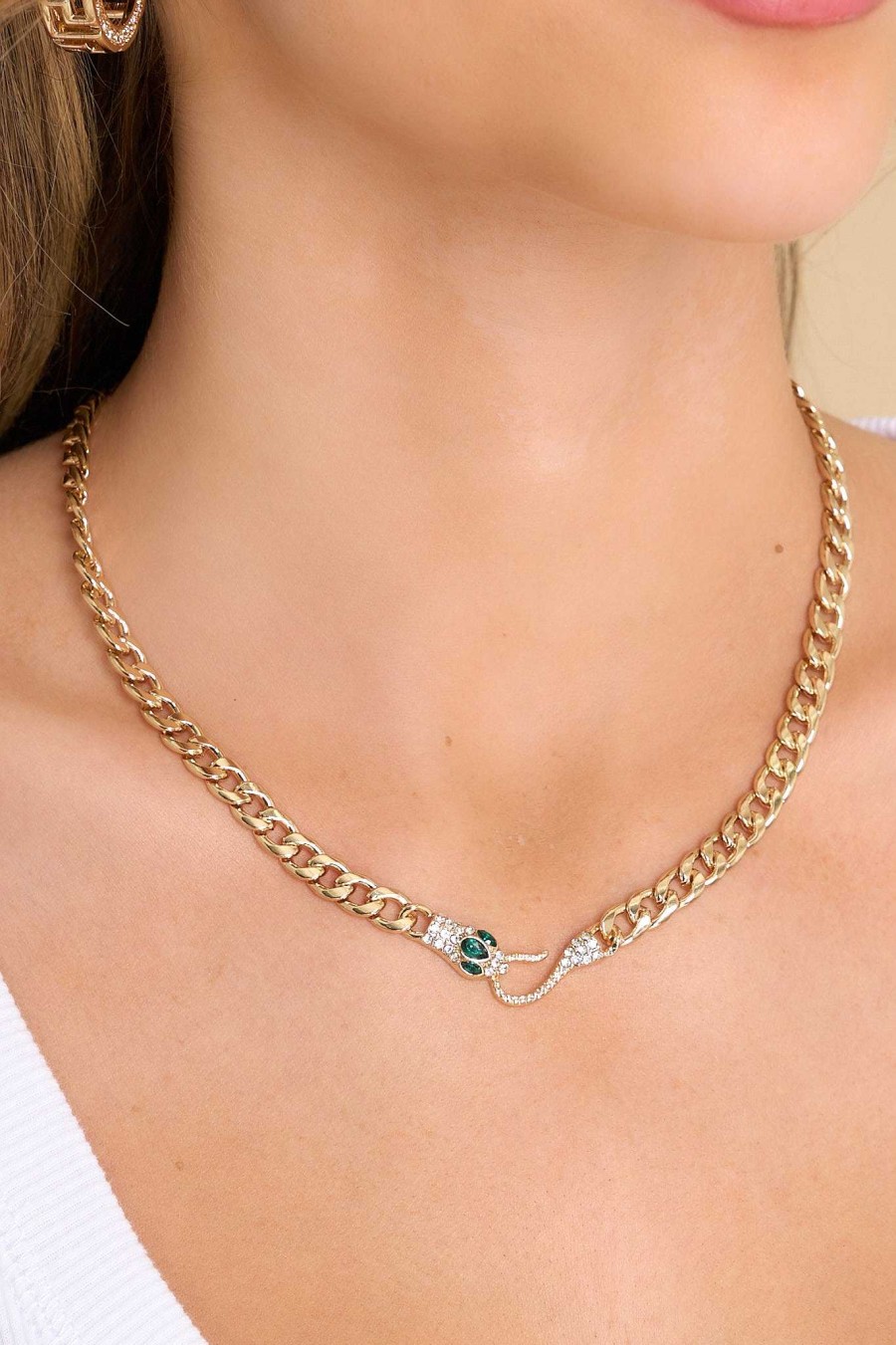 Jewelry Red Dress | How It Was Meant To Be Necklace Gold