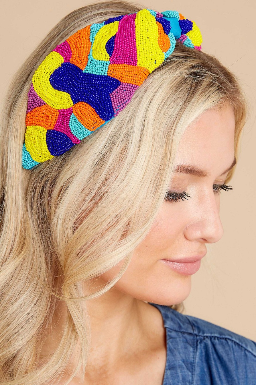 Accessories Treasure Jewels Hair Accessories | Fiesta Multi Headband Blue