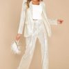 Clothing Red Dress Two Piece Sets | Nights Like This Sequin Blazer White