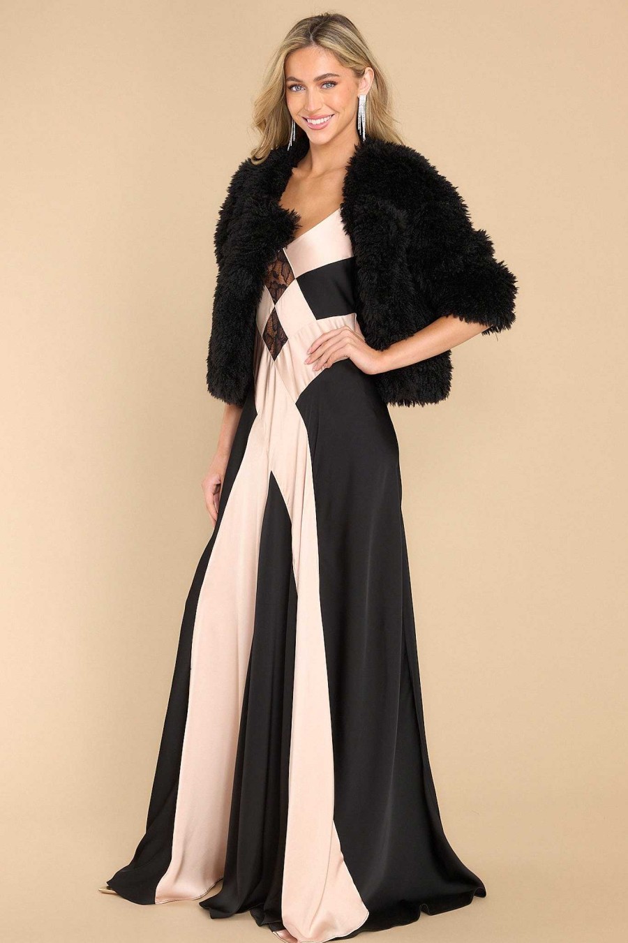 Clothing Red Dress Maxi Dresses | Mysterious Intentions And Taupe Maxi Dress Black