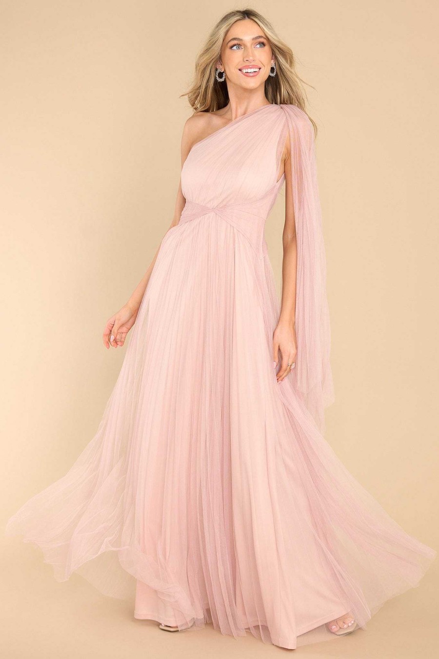 Clothing Red Dress Maxi Dresses | Divine Intuition Maxi Dress Blush