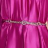 Accessories Red Dress Belts | Love Your Curves Chain Belt Silver