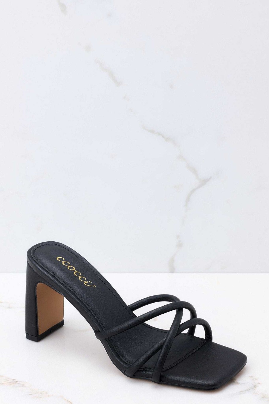 Shoes Red Dress High Heel Sandals | Stride On By Sandals Black