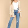 Clothing Red Dress Sweaters | I Knew You Cardigan Beige