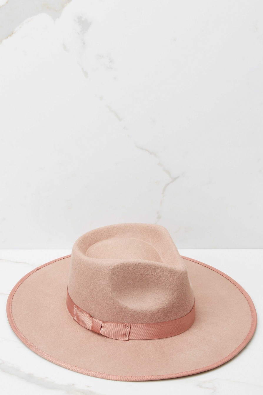 Accessories Red Dress Hats | Top It Off Hat Mauve Pink
