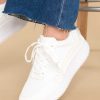 Shoes Red Dress Printed Sneakers | Iconic Steps Sneakers White