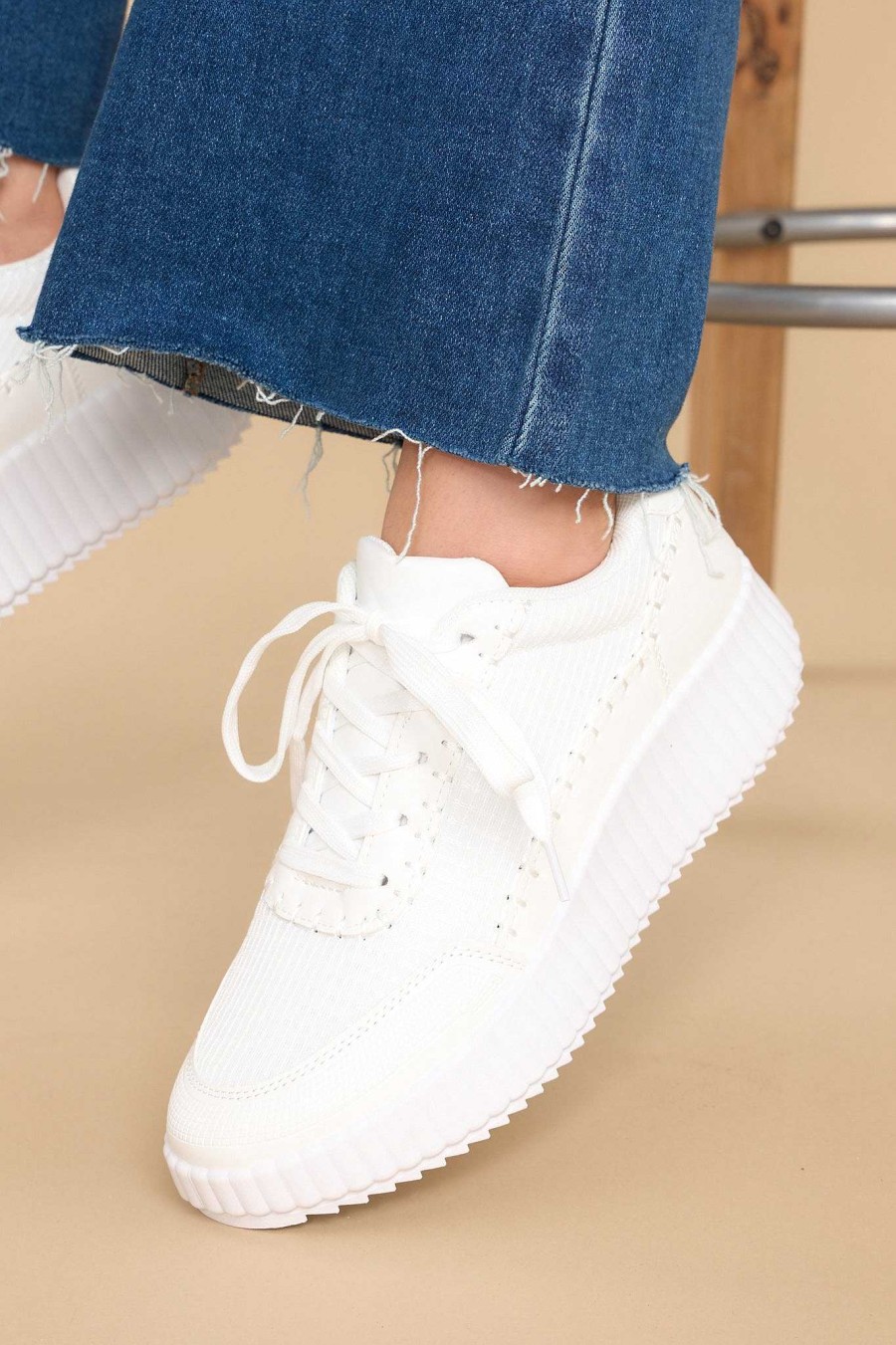 Shoes Red Dress Printed Sneakers | Iconic Steps Sneakers White