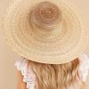 Accessories Lack of Color Hats | Ultra Wide Palma Natural Boater Hat Beige