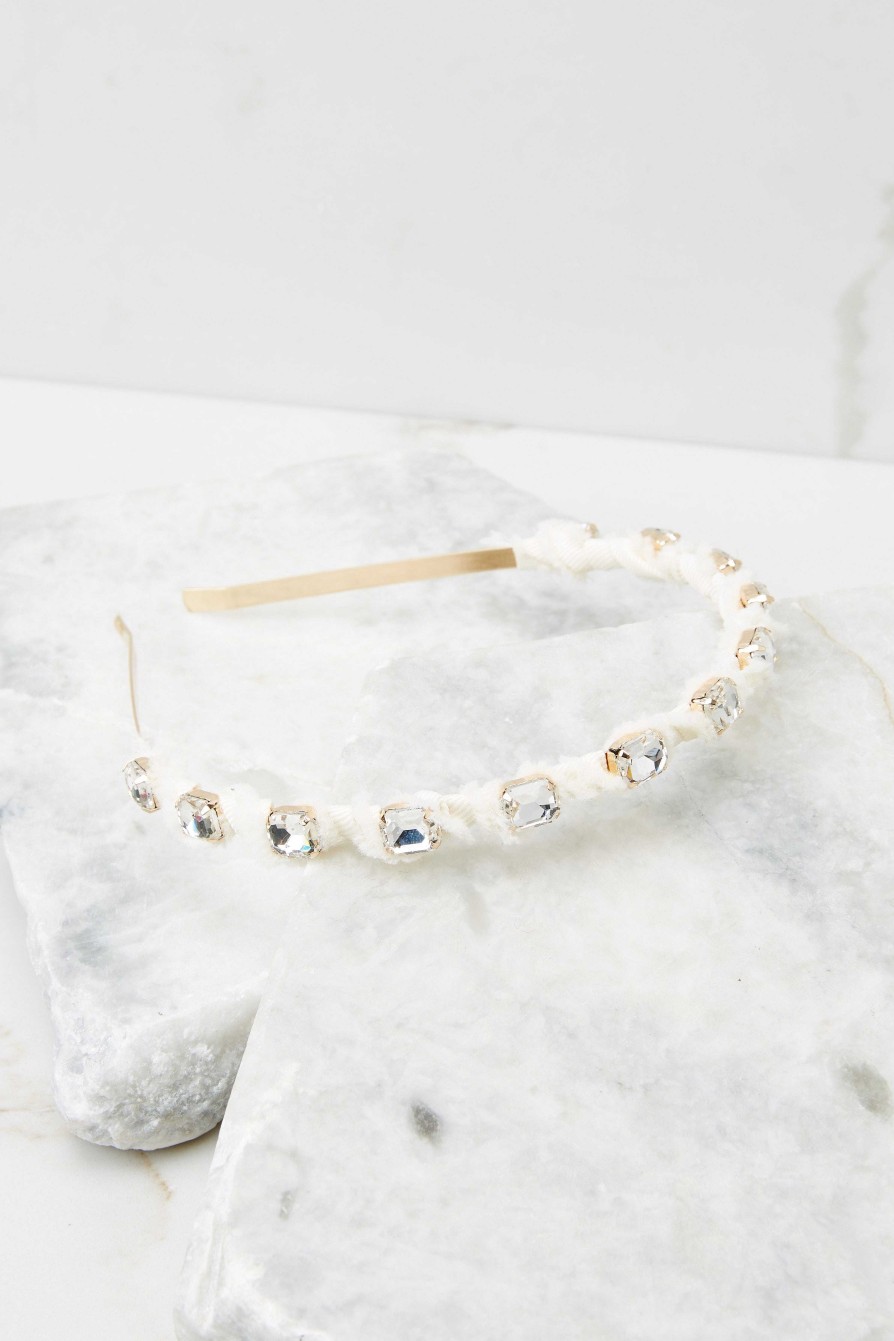 Accessories Red Dress Hair Accessories | It'S A Secret Headband Ivory