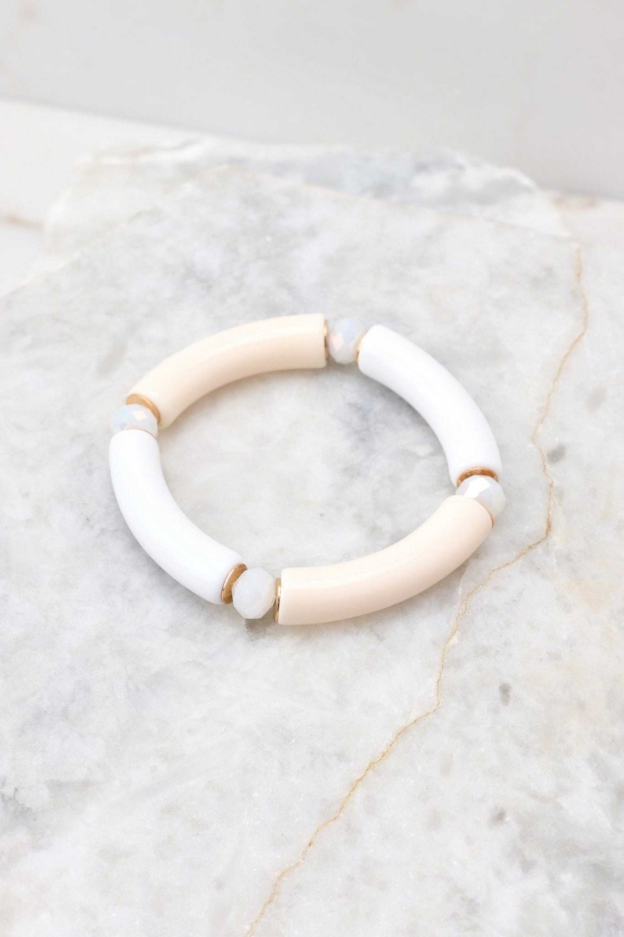 Jewelry Red Dress | A New Start Bracelet White