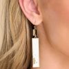 Jewelry Red Dress | Highland Chic Multi Earrings White
