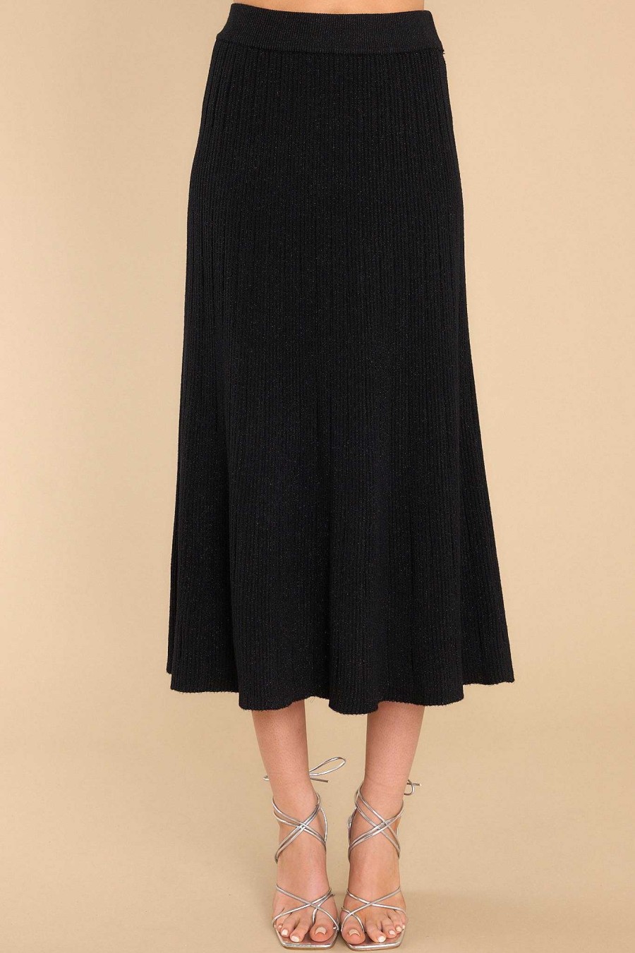 Clothing Red Dress Two Piece Sets | Playing For Keeps Maxi Skirt Black
