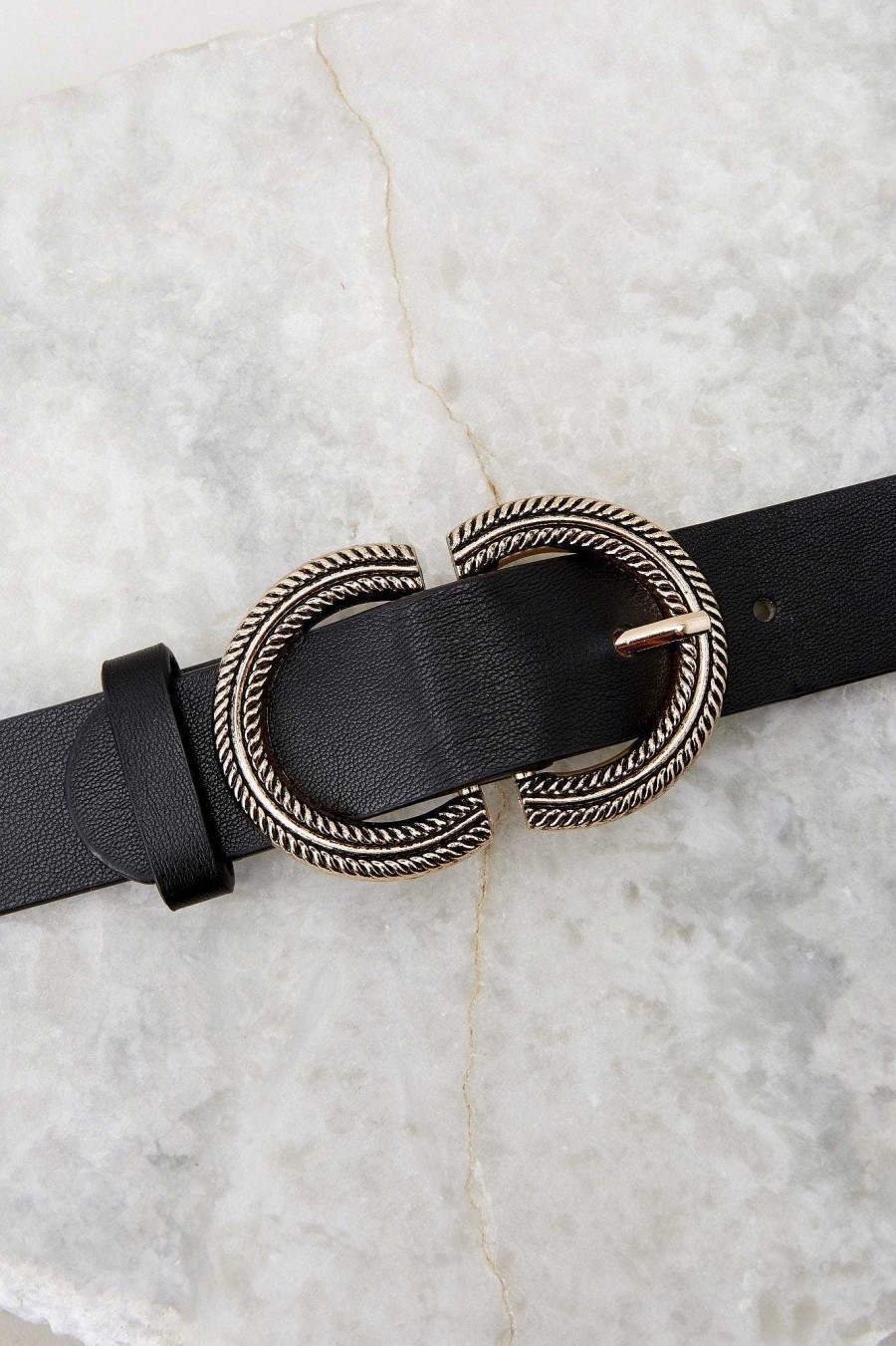 Accessories Red Dress Belts | Perfect Together Belt Black