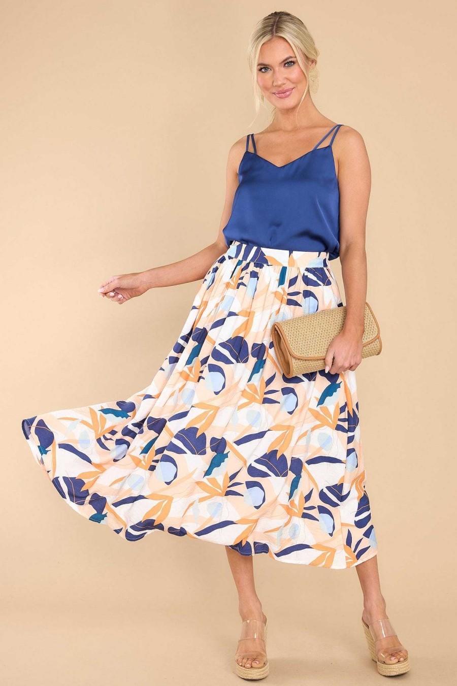 Clothing Red Dress Casual Tops | A Heart For Love Deep Blue Top Navy