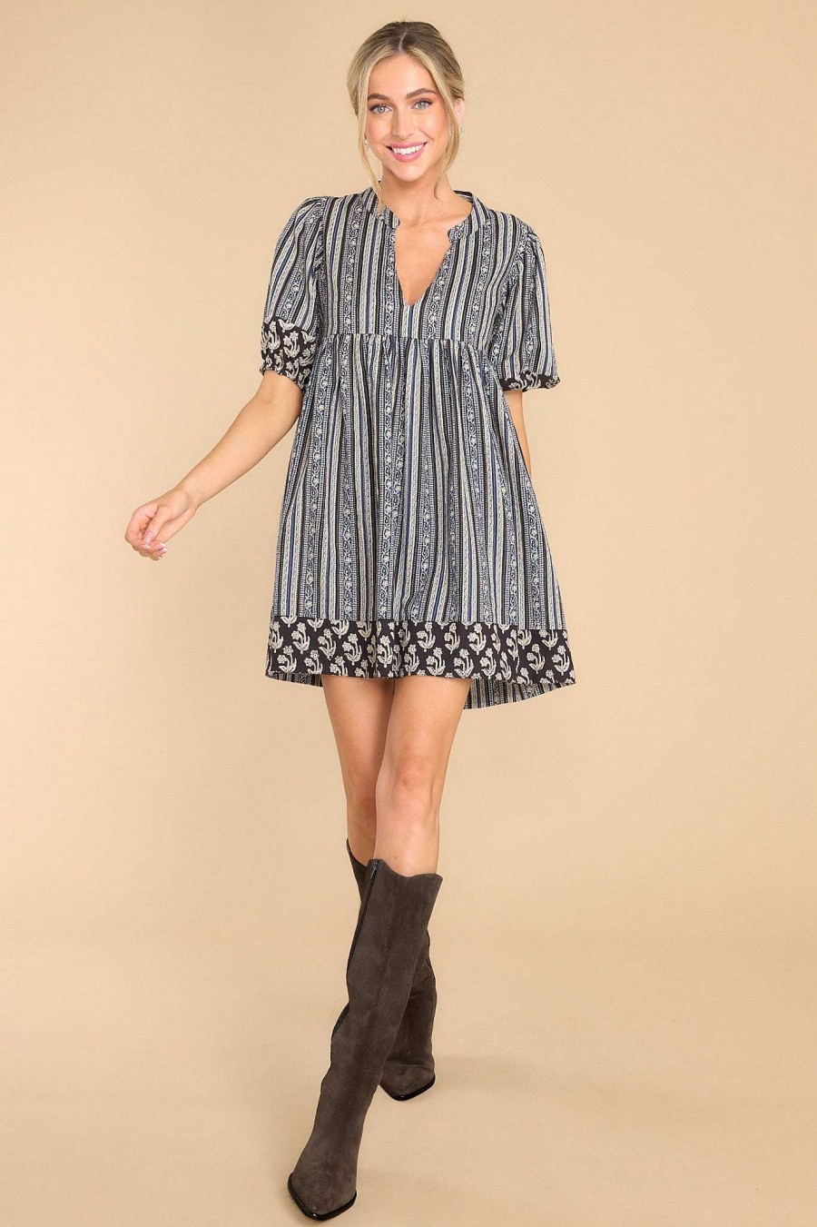 Clothing Victoria Dunn Mini Dresses | River Dress Dark Charcoal