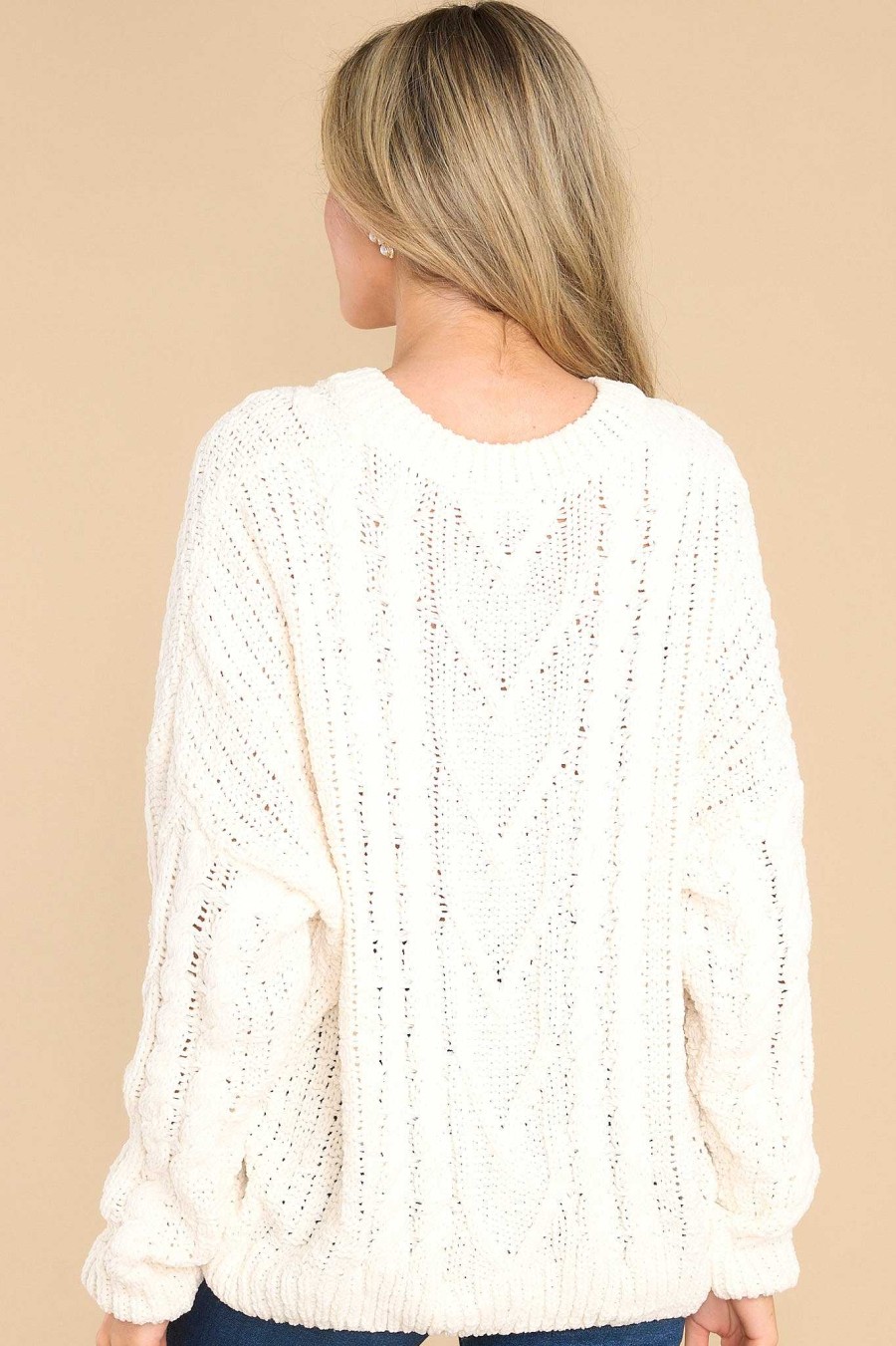 Clothing Red Dress Casual Tops | Snuggly Sensation Sweater Ivory