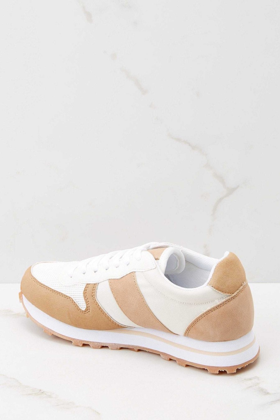 Shoes Red Dress Printed Sneakers | Authentic Power Sneakers Tan
