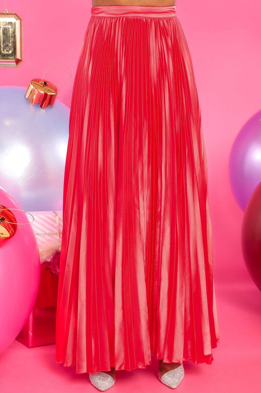 Clothing Red Dress Skirts | Came So Far Maxi Skirt Red