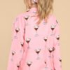 Clothing PJ Salvage Matching Sets | Flannels Vintage Pj Top Pink