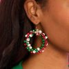 Jewelry Red Dress | Jingle All The Way Earrings Multi