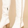 Shoes Red Dress High Heel Boots | Go Get 'Em Boots White