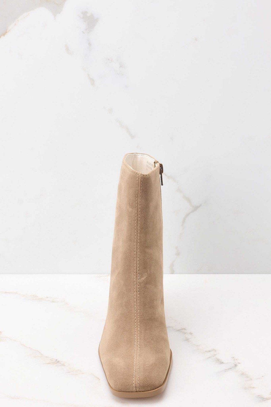 Shoes Red Dress Ankle Booties | Swirl Around Booties Taupe