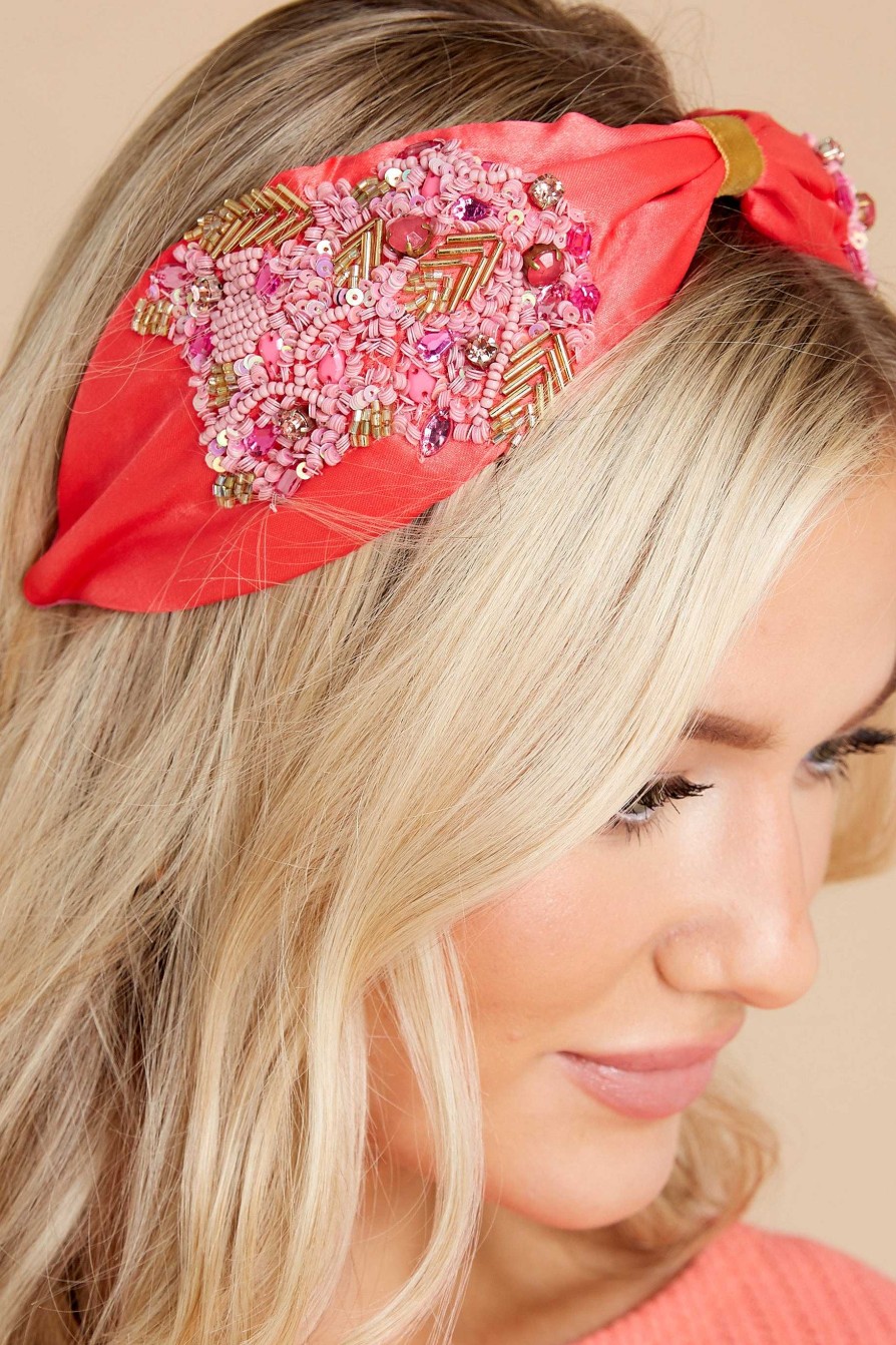 Accessories Treasure Jewels Hair Accessories | Garden Headband Pink