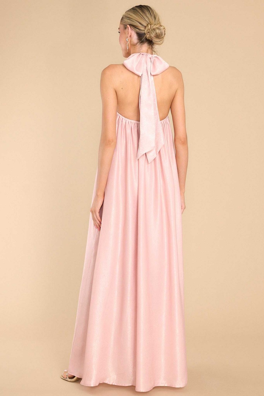 Clothing Aura Maxi Dresses | Covered By Love Maxi Dress Blush