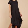 Clothing Red Dress Midi Dresses | Come Away With Me Midi Dress Black
