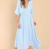 Clothing Red Dress Maxi Dresses | Always Shimmering Maxi Dress Light Blue
