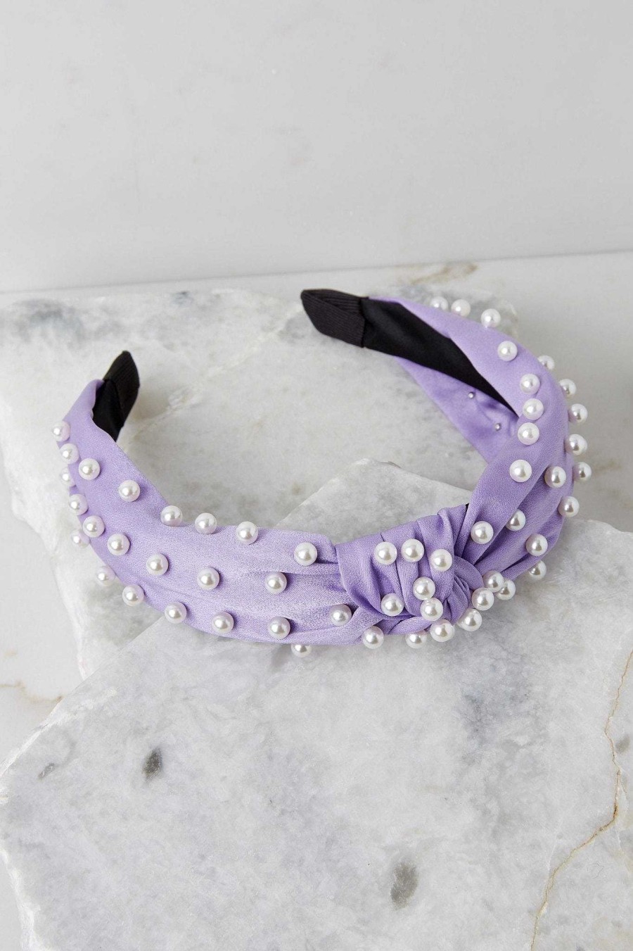 Accessories Red Dress Hair Accessories | In A Knot Headband Lavender