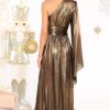 Clothing Red Dress Maxi Dresses | Showing Success Maxi Dress Bronze