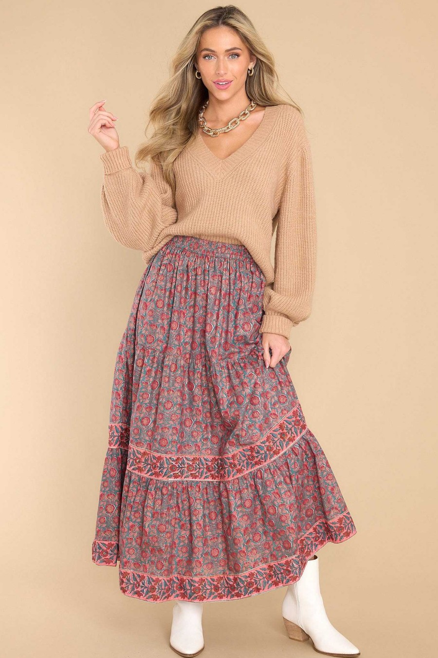 Clothing Red Dress Casual Tops | All Grown Up Sweater Tan