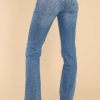 Clothing Just Black Clean Denim | Bold As A Lion Stretch Straight Jeans Medium Wash