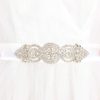 Accessories Red Dress Belts | Glam Moment Crystal Belt Silver