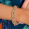 Jewelry Red Dress | Upscale Impression Bracelet Gold