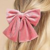Accessories Red Dress Hair Accessories | Perfectly Darling Bow Pink