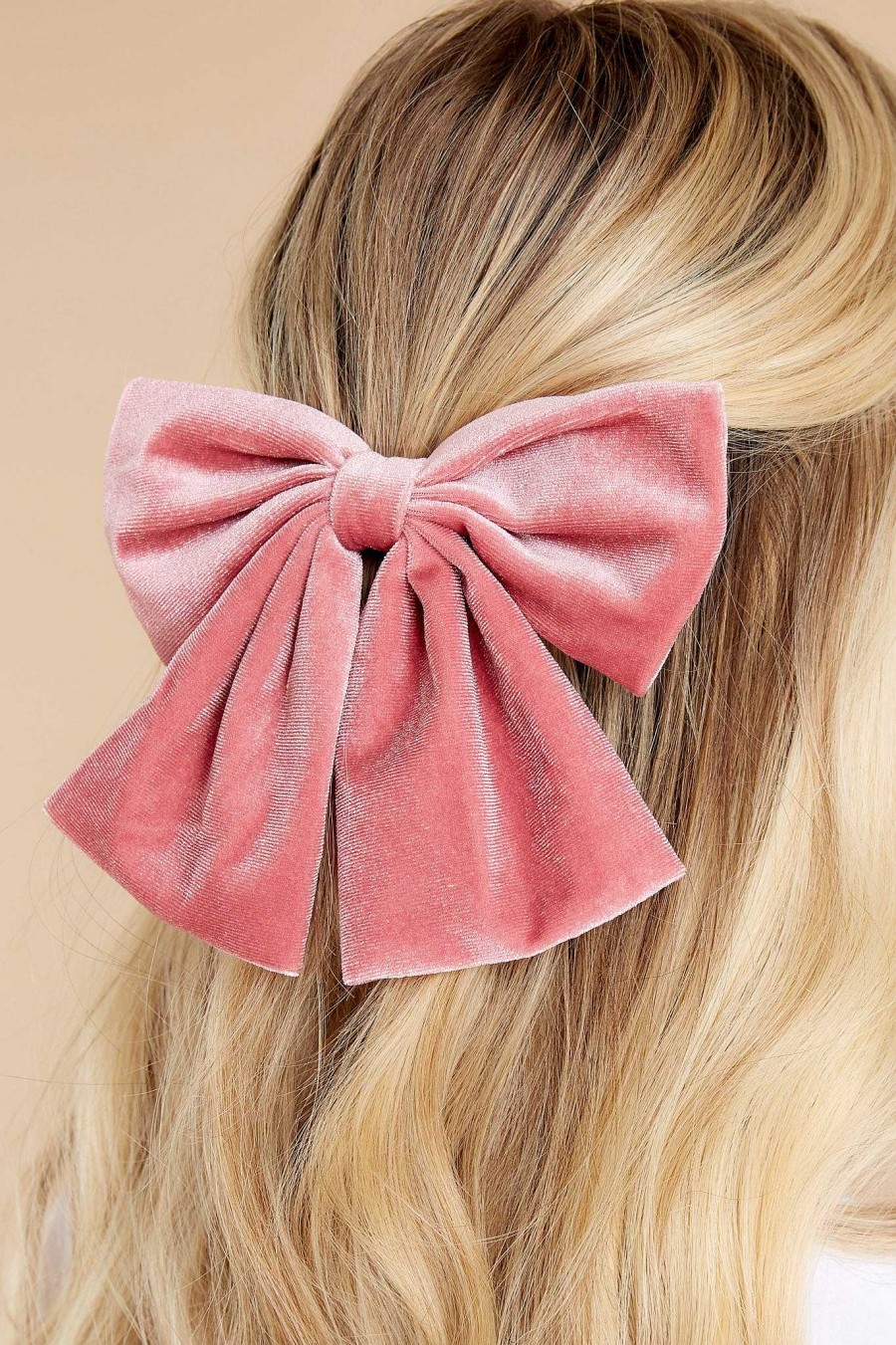 Accessories Red Dress Hair Accessories | Perfectly Darling Bow Pink
