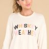 Clothing Z Supply Casual Tops | Chill Whiskey Long Sleeve Tee Natural