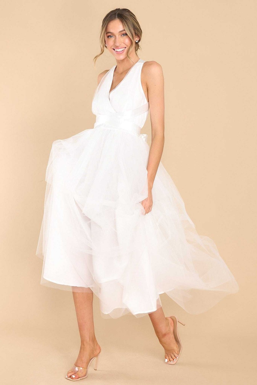 Clothing Aura Maxi Dresses | Graceful Movements Maxi Dress White