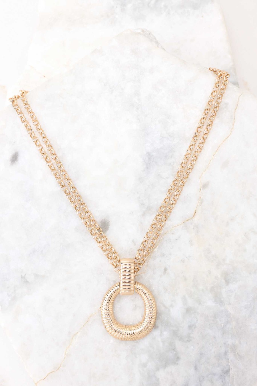 Jewelry Red Dress | Hype Me Up Necklace Gold