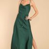 Clothing Red Dress Maxi Dresses | Gleaming Glam Maxi Dress Emerald