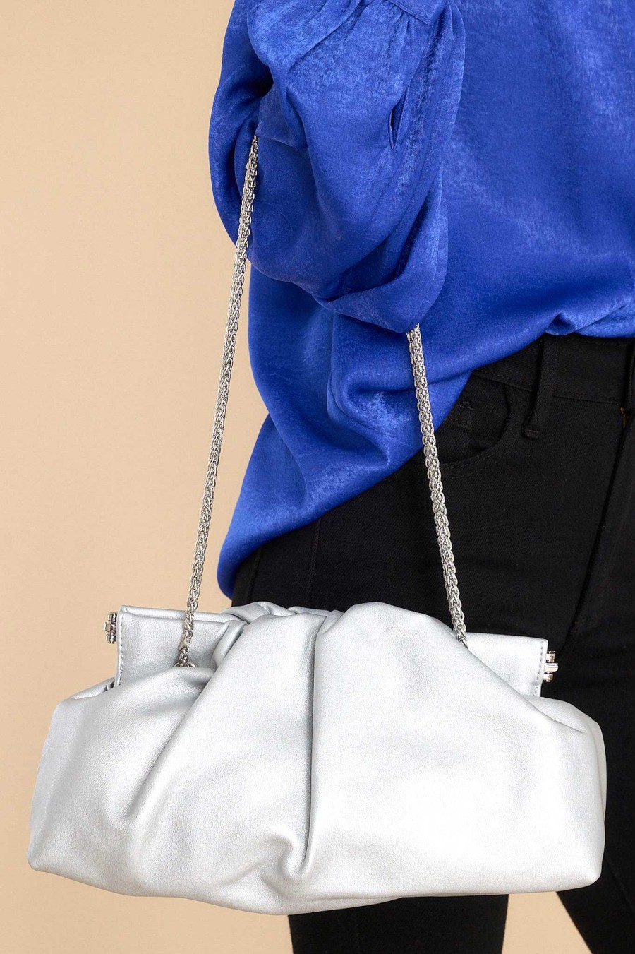 Accessories Red Dress Crossbody Bags | Take Over Bag Silver