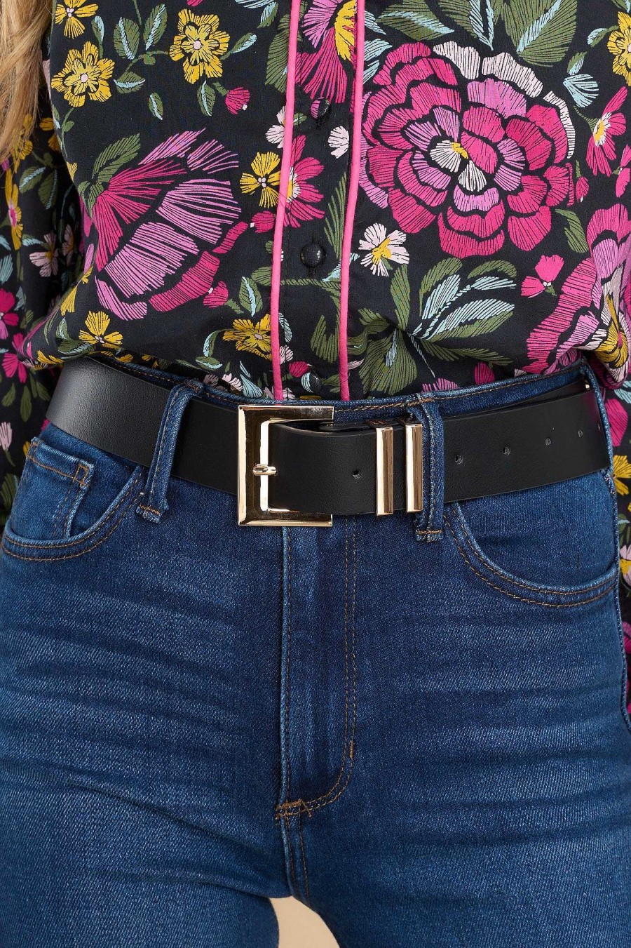 Accessories Red Dress Belts | Made It Through Belt Black
