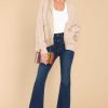 Clothing Red Dress Cardigans | Cool Perfection Taupe Cardigan Brown