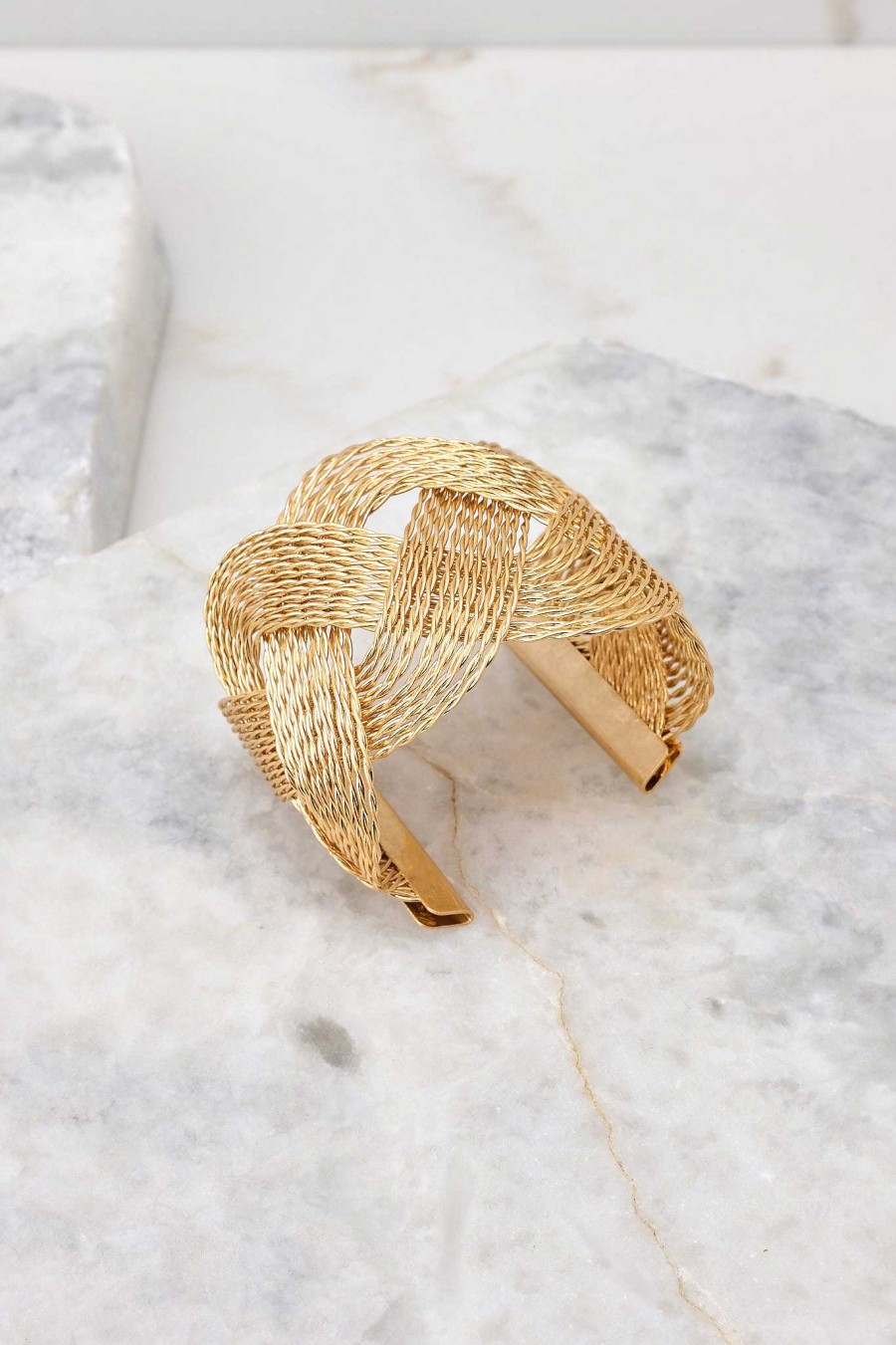 Jewelry Red Dress | Love The Day Worn Bracelet Gold
