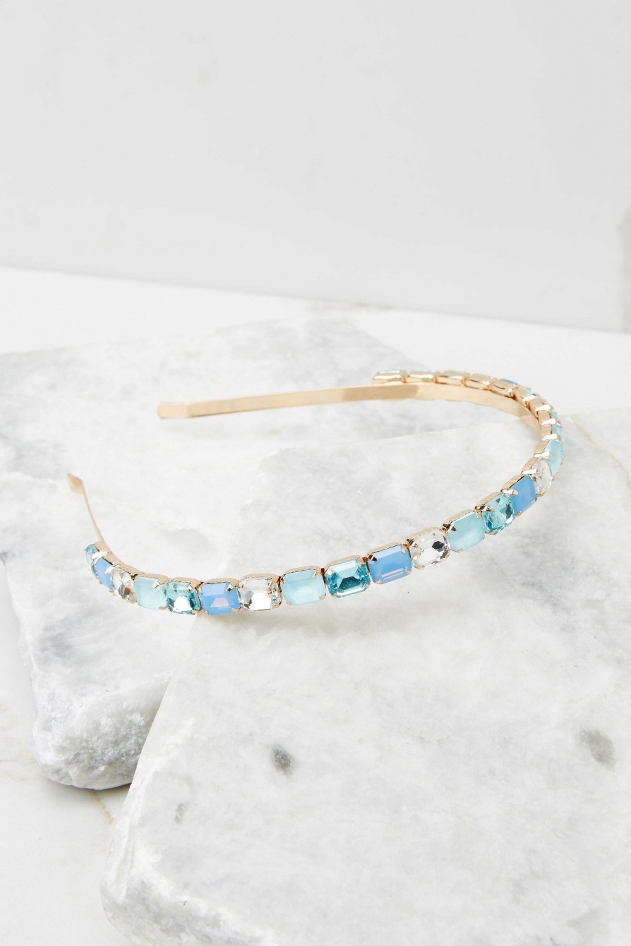 Accessories Red Dress Hair Accessories | Drop Of Sparkle Multi Headband Blue