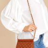 Accessories Red Dress Crossbody Bags | It'S Like This Bag Chestnut