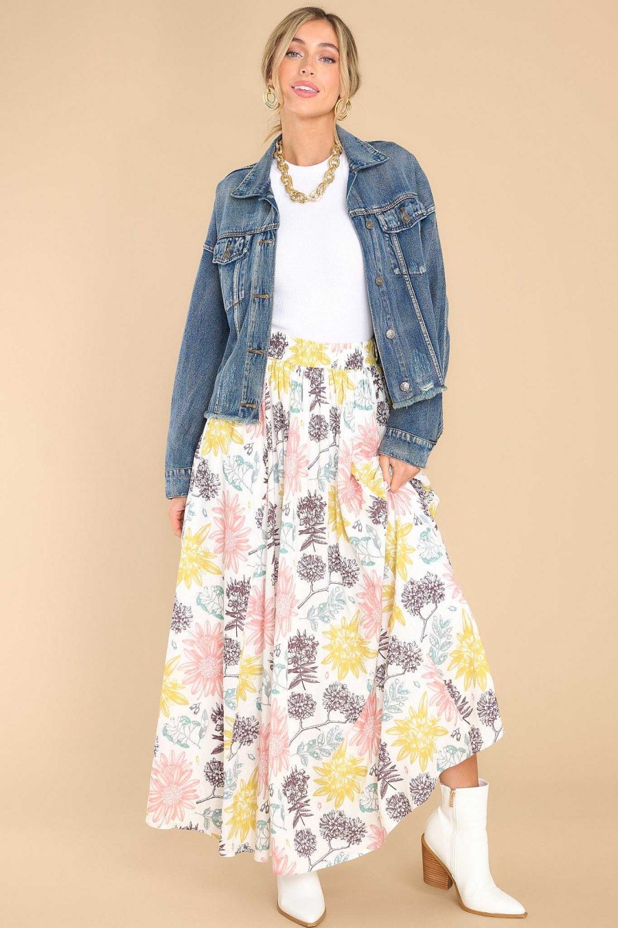 Clothing Mustard Seed Denim Jackets | All The Buzz Distressed Denim Jacket Dark Wash